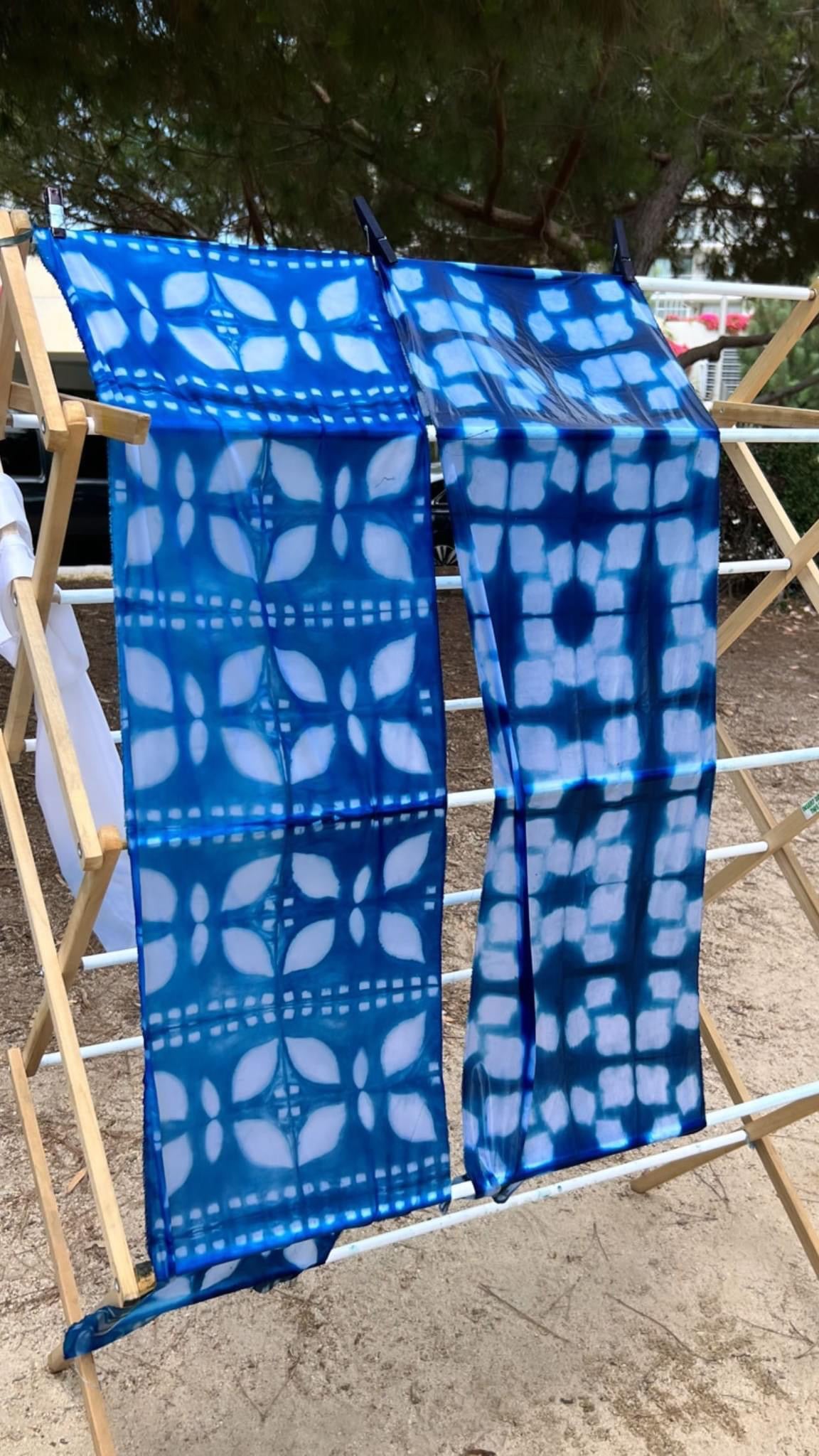 Shibori Dyeing in Tokyo, Japan