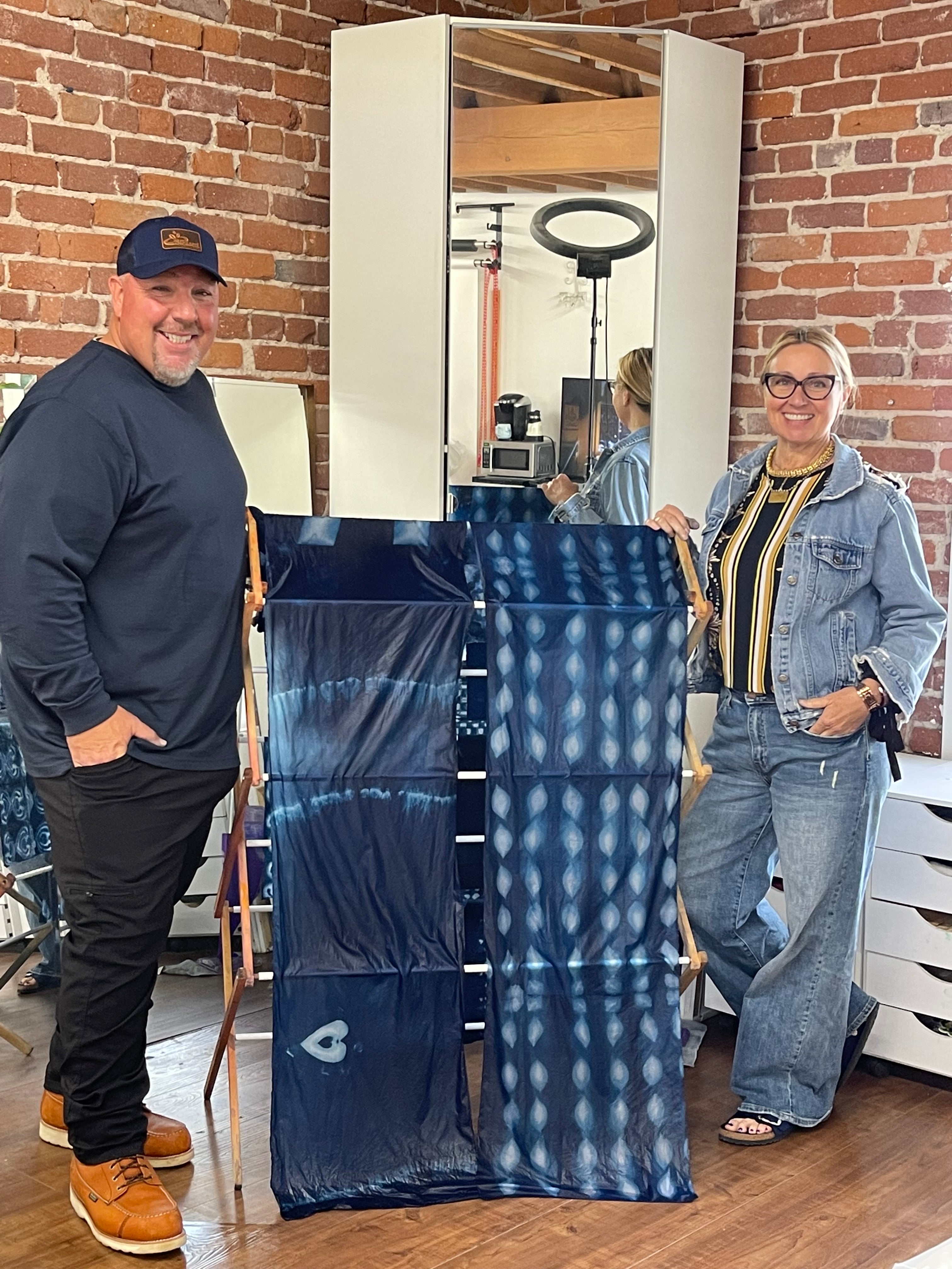 Shibori Dyeing in Tokyo, Japan