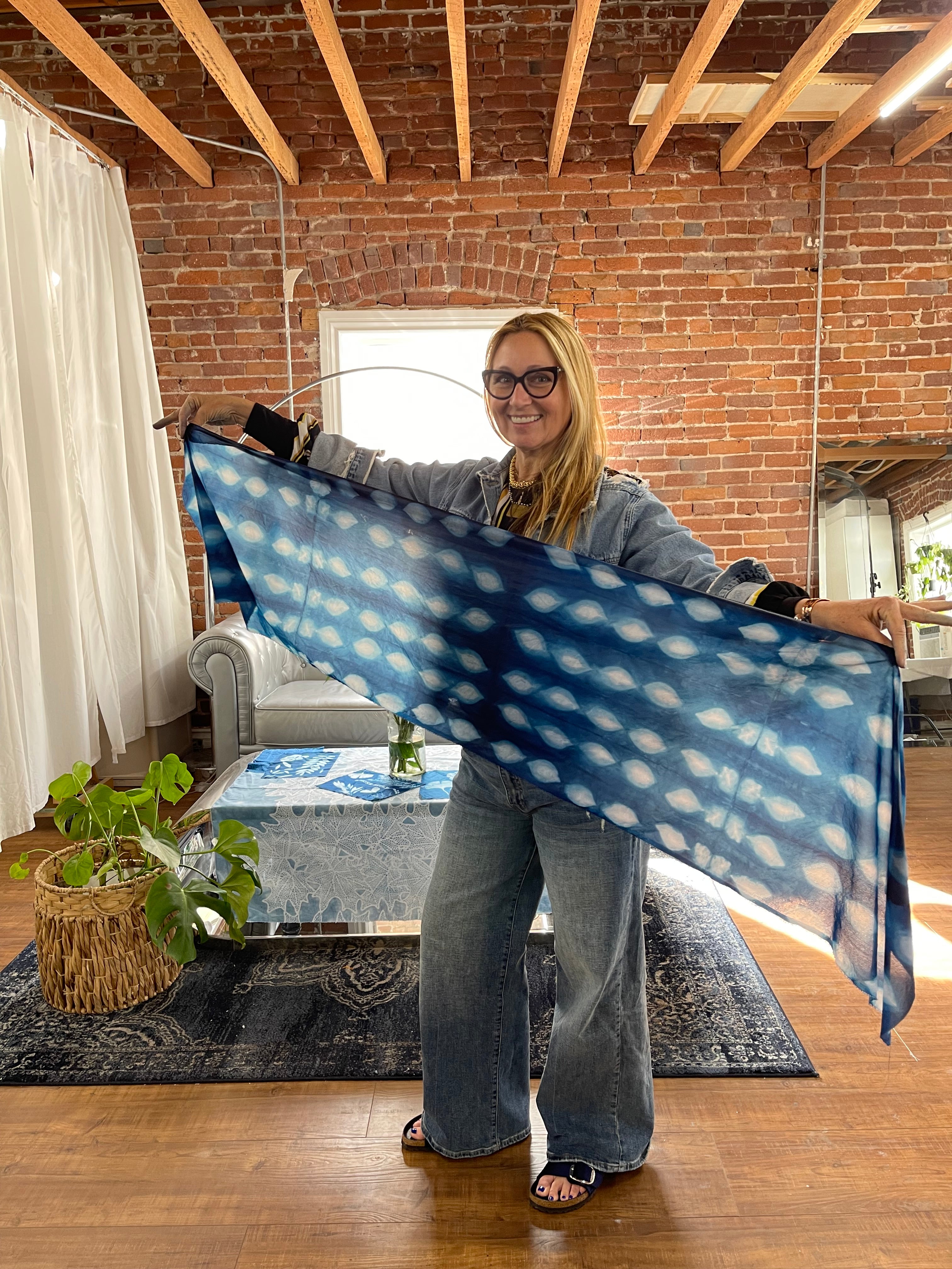 Shibori Dyeing in Tokyo, Japan
