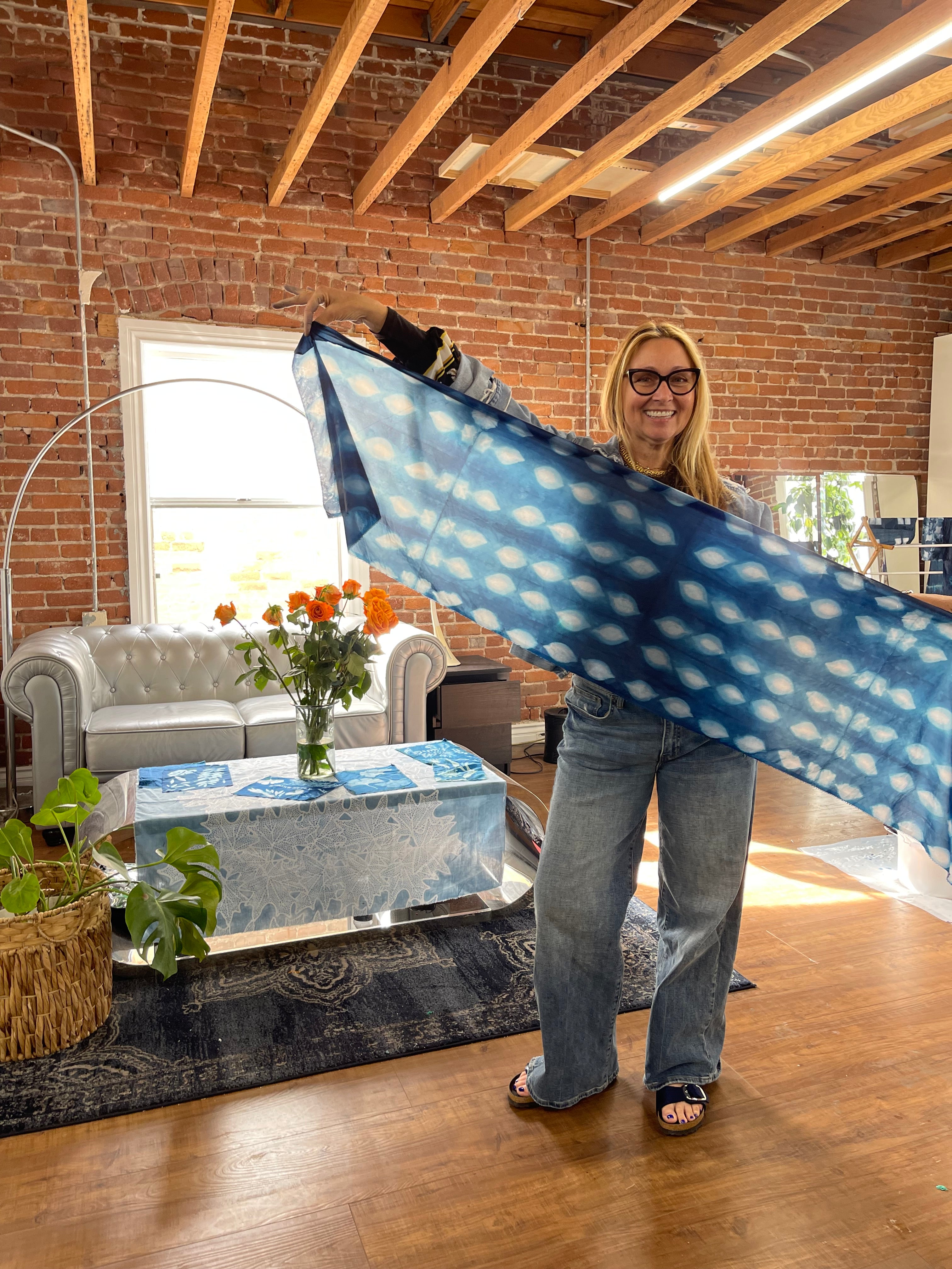 Shibori Dyeing in Los Angeles