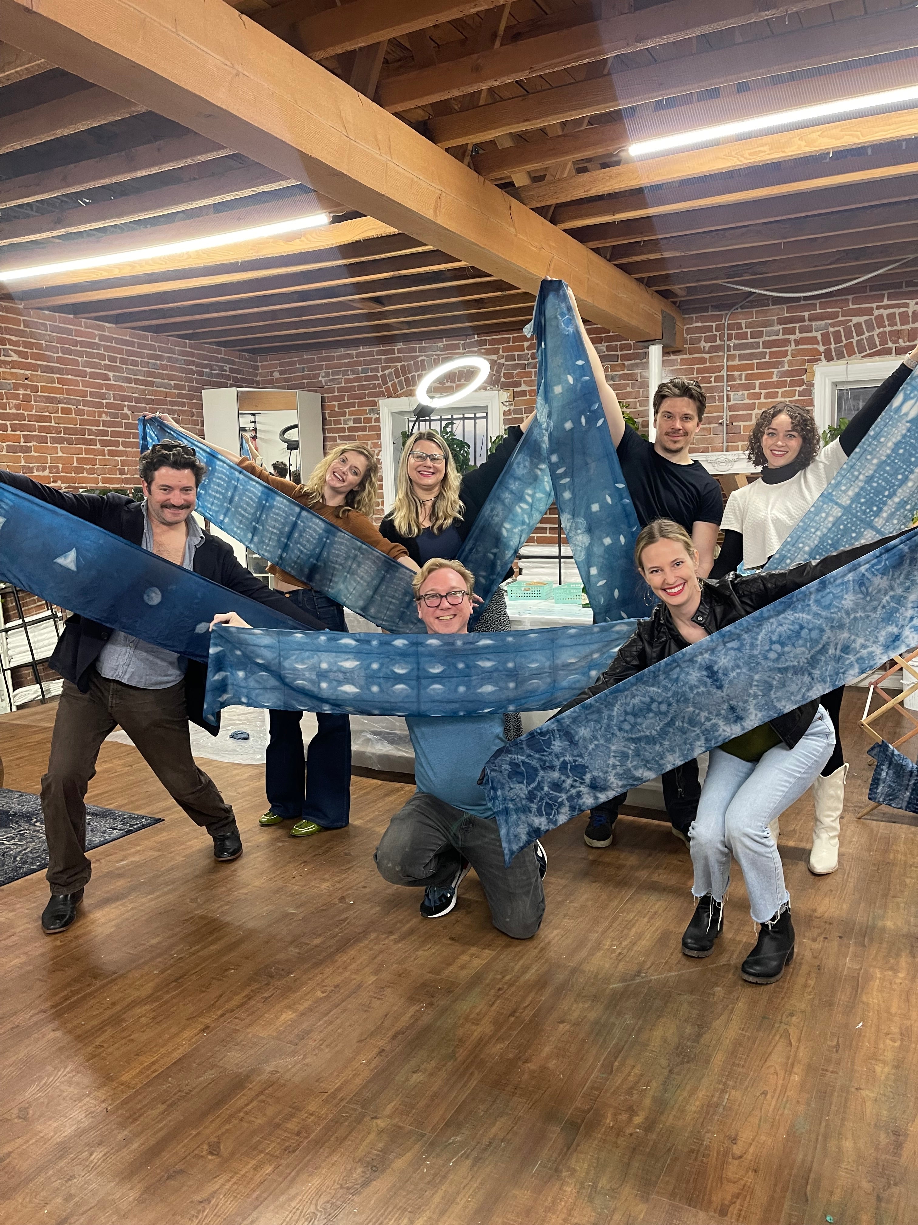 Shibori Dyeing in Los Angeles