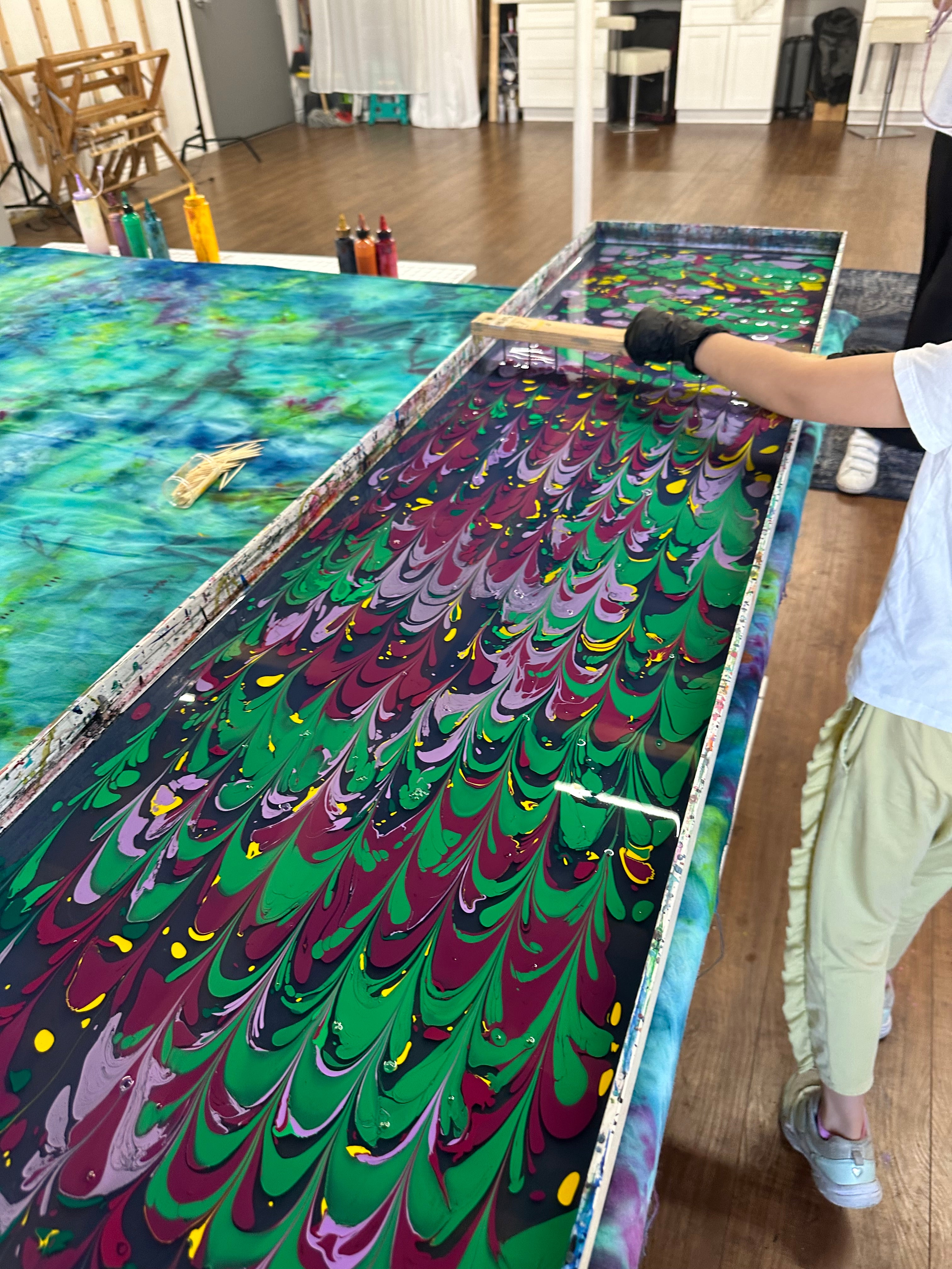 Water Marbling in Los Angeles